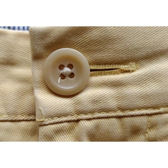 J Crew Shorts Mens 33 Denim Yellow Pockets Golf Vacation - Picture 6 of 12